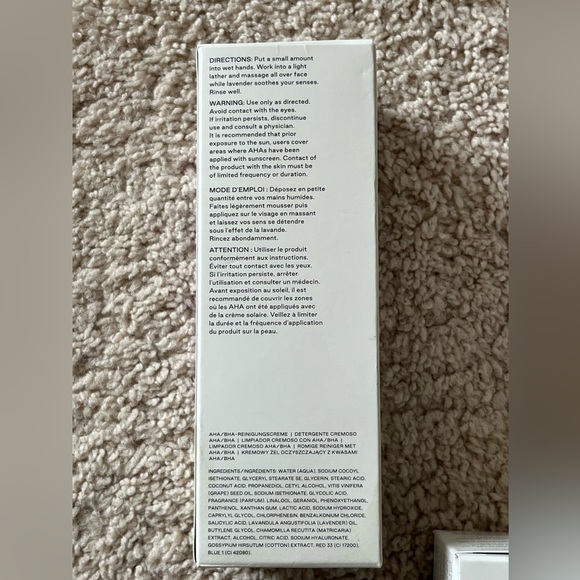 NIB Bad Habit Skincare AHA/BHA Creamy Cleanser & Glycolic Night Cream 💜 - Picture 6 of 11